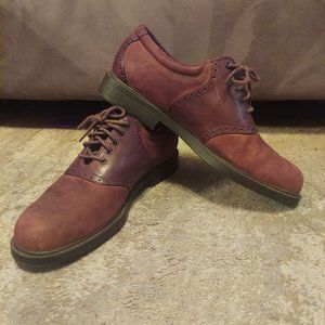 Rockport Brown Suede/Leather Casual Saddle Oxfords Men's 9M.